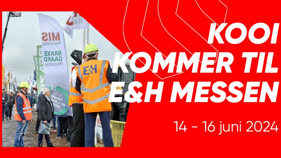 Kooi Kameraovervågning skal overvåge Entreprenør og Håndværksmessen 2024