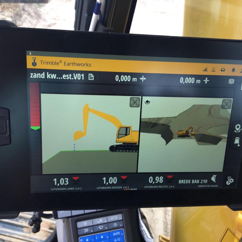 Trimble Earthworks maskinstyring