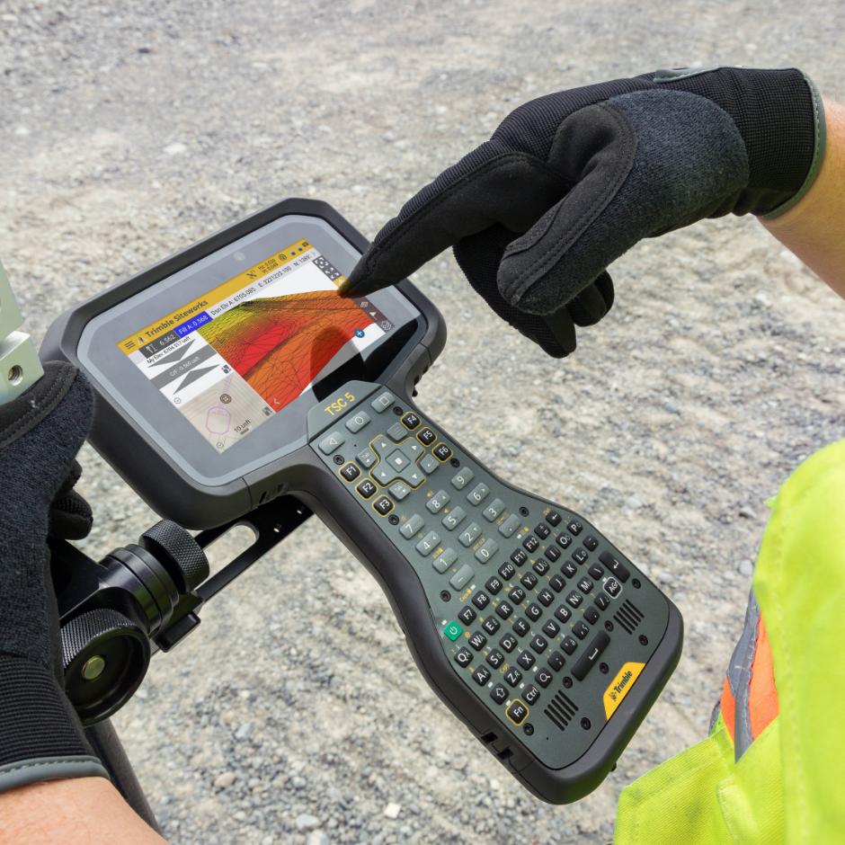 Trimble Siteworks GNSS positionering